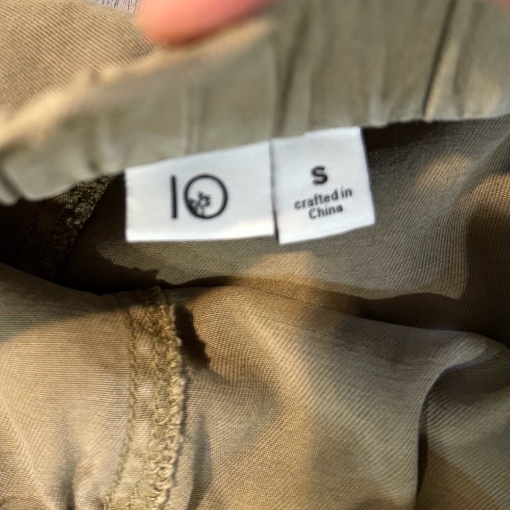 Tentree 100% TENCEL™ Jogger Pants‎ Elastic Waist Drawstring Olive Green - Picture 7 of 13